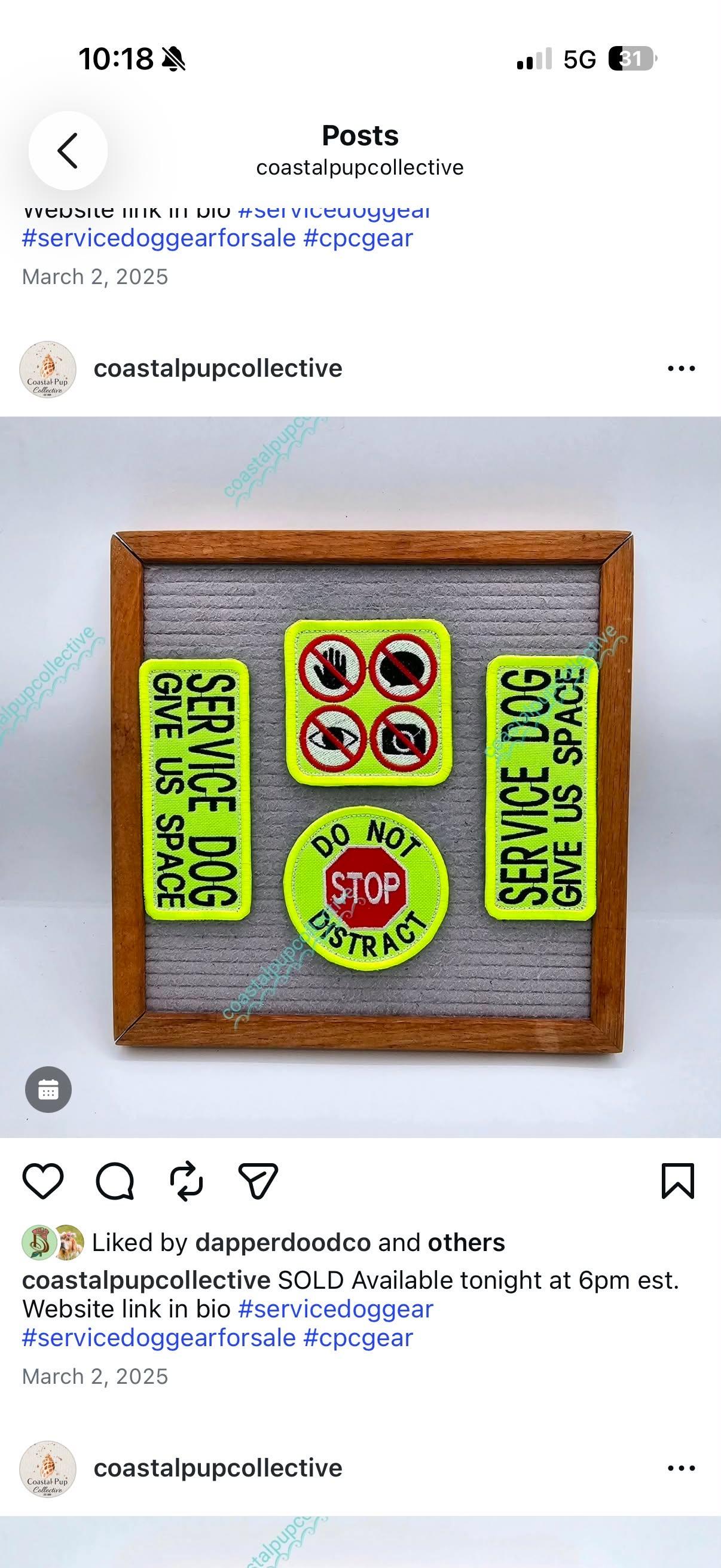 Patches for M&S