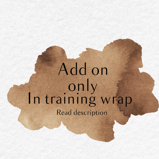 ADD ON TO VEST PURCHASE ONLY* in training wrap read description