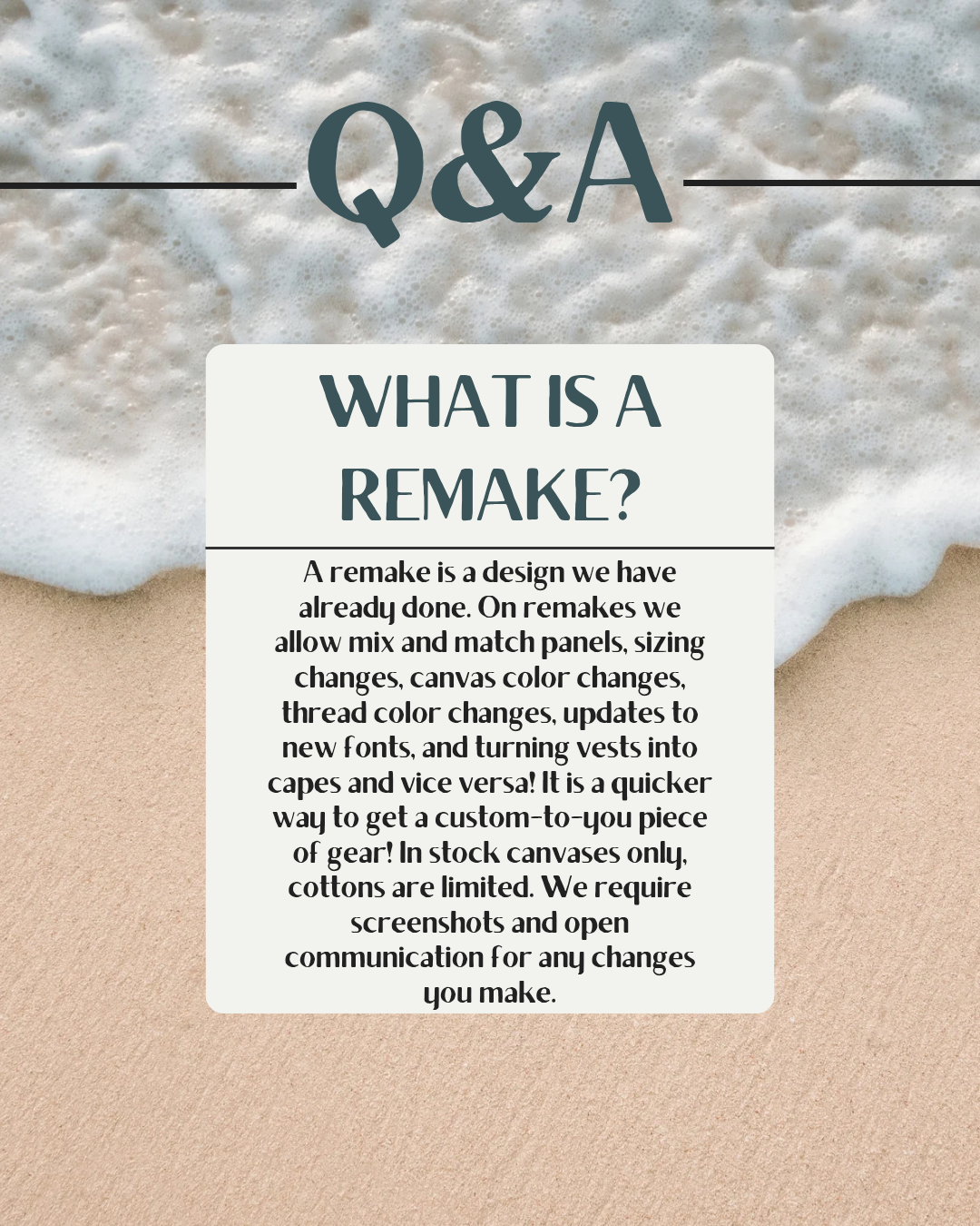 Zippered cape remake spots