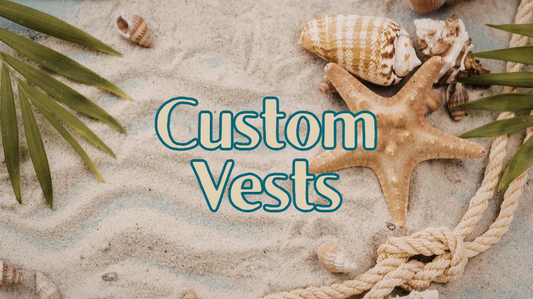 Custom zippered vest spots