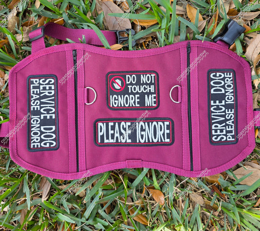 Glow embroidered vest