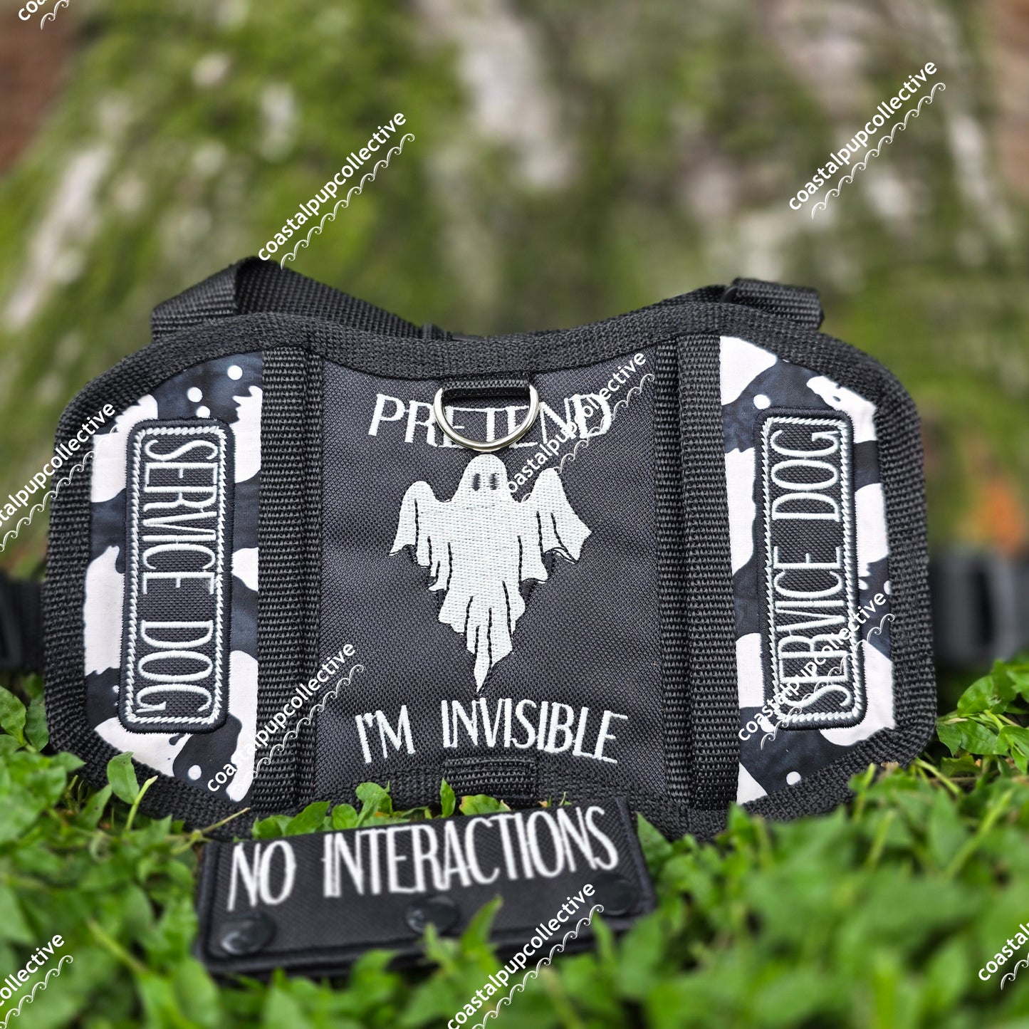 Small glow halloween vest & mini wrap set